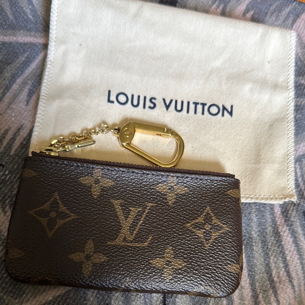 Louis Vuitton Brown Monogram Key & Card Holder